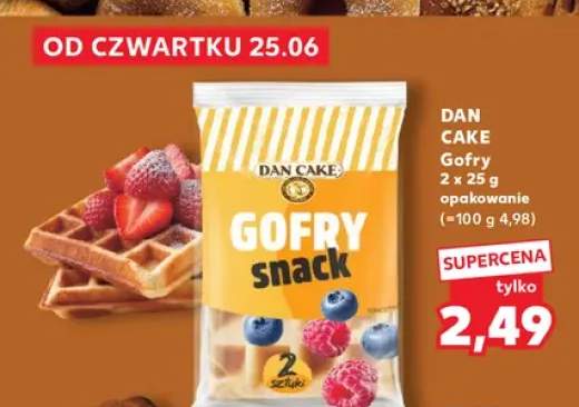 Gofry snack Dan Cake 2-pak 25 g