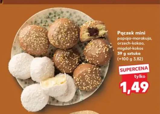 Pączek mini papaja-marakuja +2 warianty