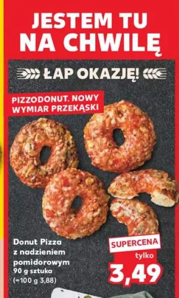 Donut Pizza z nadzieniem pomidorowym