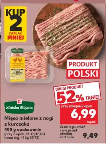 Mięso mielone z nogi z kurczaka Stoisko Mięsne
