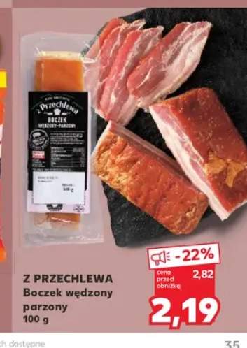 Boczek wędzony parzony Z Przechlewa