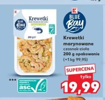 Krewetki marynowane czosnek-zioła Blue Bay