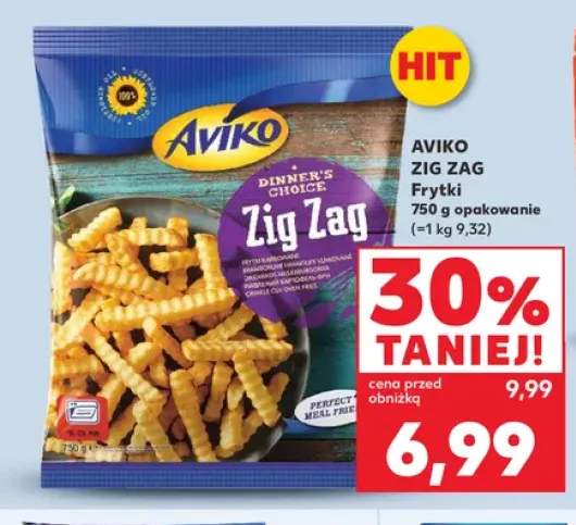 Frytki Aviko Zig Zag