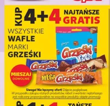 Wafle marki Grześki +3 warianty