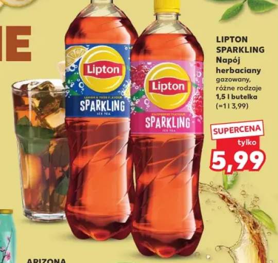 Napój herbaciany gazowany Lipton Sparkling Lemon & Yuzu +1 wariant