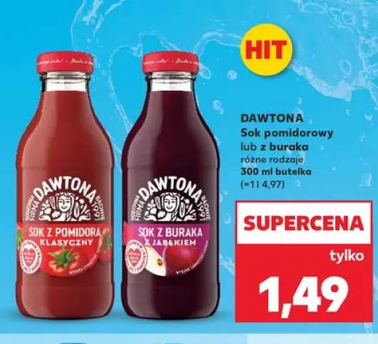 Sok pomidorowy Dawtona +1 wariant