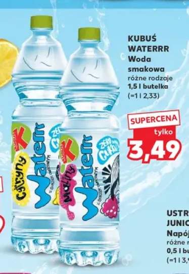 Woda smakowa Kubuś Waterrr cytrynowa +1 wariant
