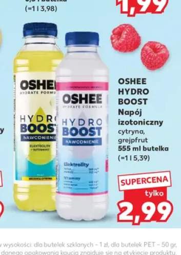 Napój izotoniczny Oshee Hydro Boost cytrynowy +1 wariant