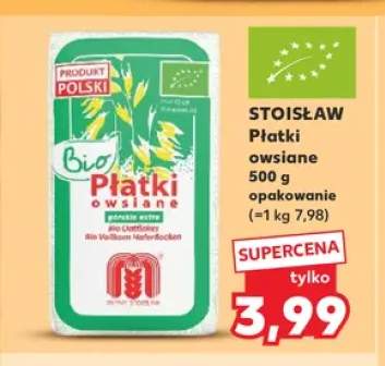 Płatki owsiane górskie ekstra Bio Stoisław
