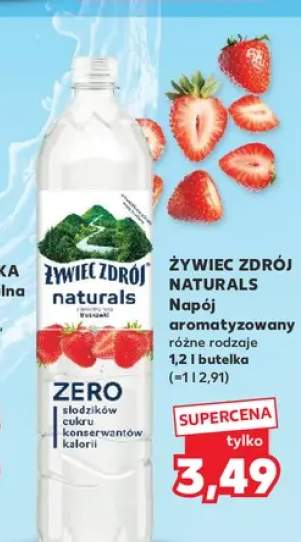 Napój aromatyzowany Żywiec Zdrój Naturals Malinowy