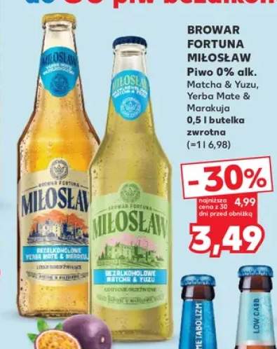 Piwo bezalkoholowe Miłosław Matcha & Yuzu +1 wariant