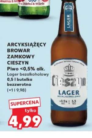 Piwo bezalkoholowe Cieszyn Lager