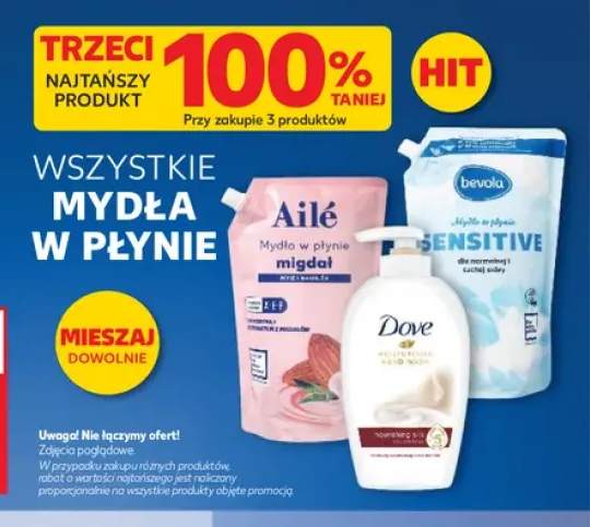 Mydła w płynie +3 warianty