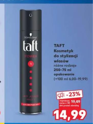 Lakier do włosów Taft Power 5