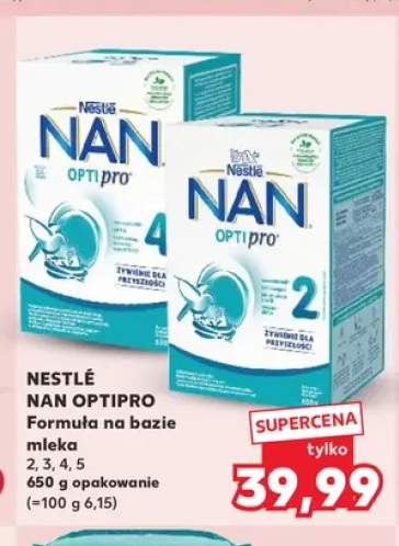 Mleko modyfikowane Nestlé NAN Optipro 2 +3 warianty