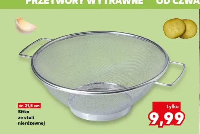 Sitko ze stali nierdzewnej śr. 21,5 cm