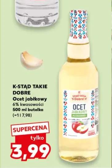 Ocet jabłkowy K-Stąd Takie Dobre