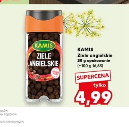 Ziele angielskie Kamis