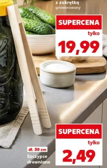 Szczypce drewniane 30 cm