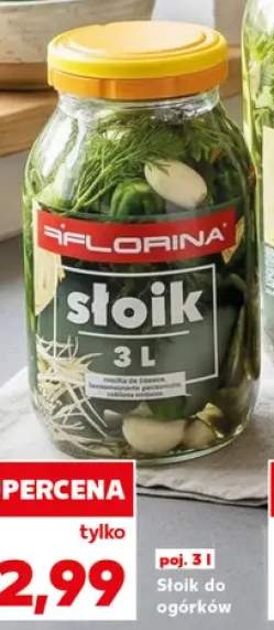 Słoik do ogórków Florina 3 l