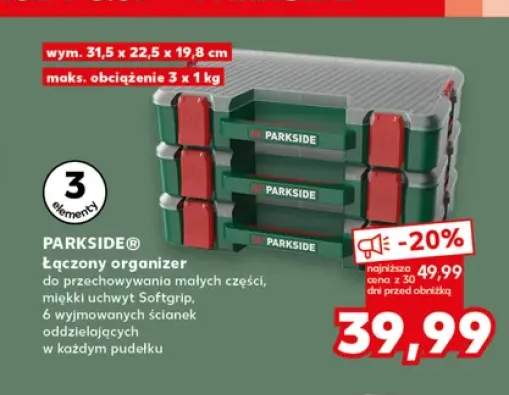 Łączony organizer Parkside