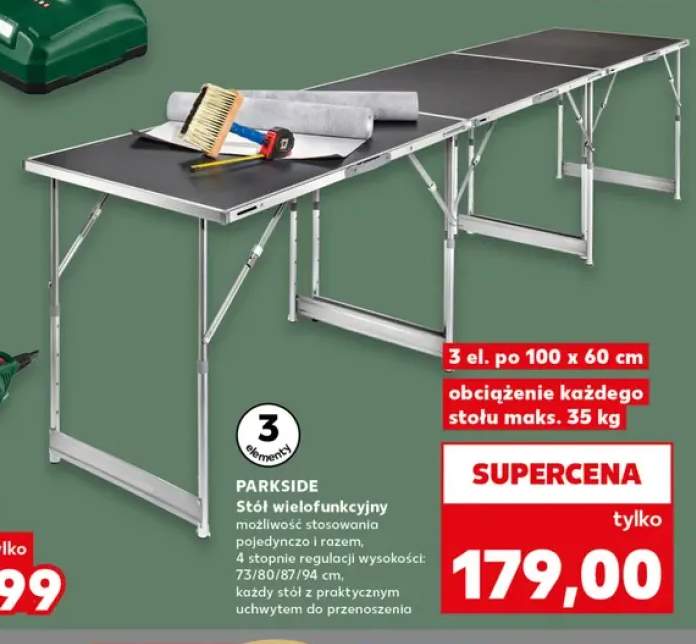 Stół wielofunkcyjny Parkside