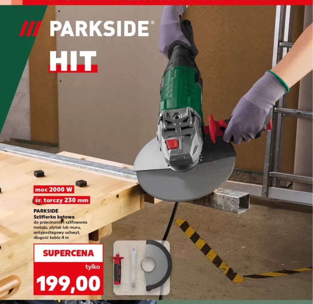 Szlifierka kątowa Parkside