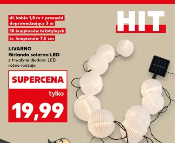Girlanda solarna LED Livarno