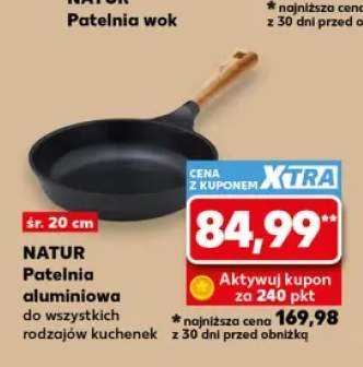 Patelnia aluminiowa Gerlach Natur śr. 20 cm