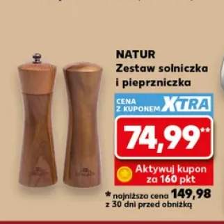 Zestaw solniczka i pieprzniczka Gerlach Natur
