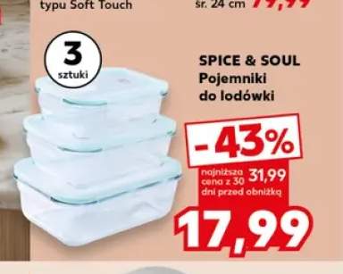 Pojemniki do lodówki Spice & Soul 3-pak