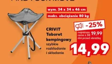 Taboret kempingowy CRIVIT