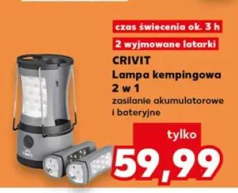 Lampa kempingowa 2 w 1 CRIVIT