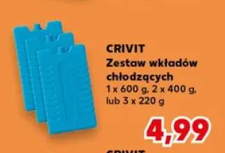 Zestaw wkładów chłodzących CRIVIT