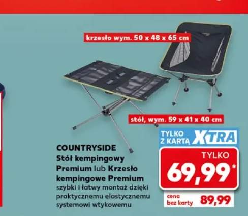 Stół kempingowy Premium Countryside +1 wariant
