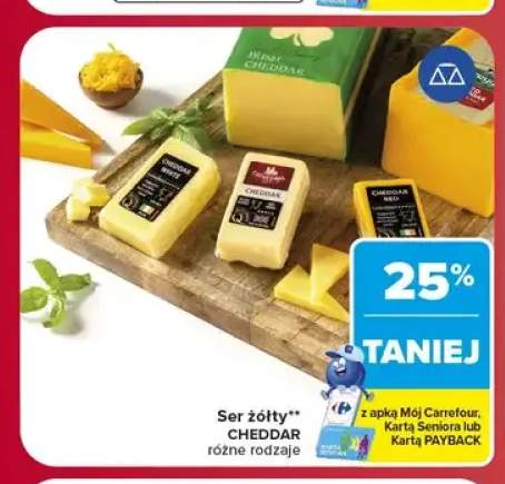 Ser żółty Cheddar Red +2 warianty
