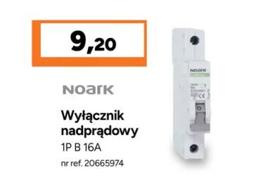 Wyłącznik nadprądowy Noark 1P B 16A