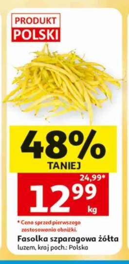 Fasolka szparagowa żółta luzem