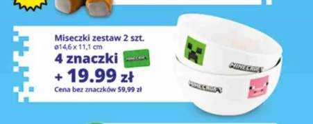 Miseczki Minecraft zestaw 2-pak
