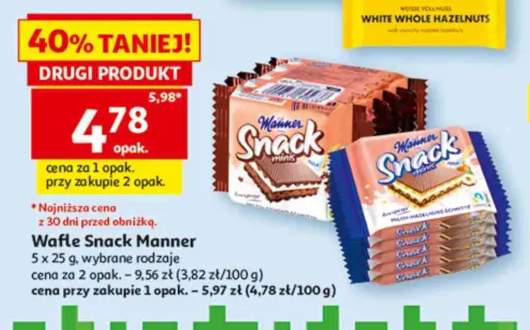 Wafle Manner Snack 5-pak 25 g
