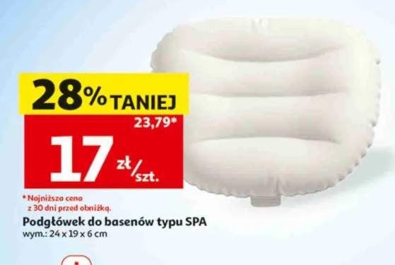 Podgłówek do basenów typu SPA