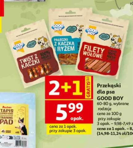 Pałeczki z kaczki z ryżem Good Boy +2 warianty
