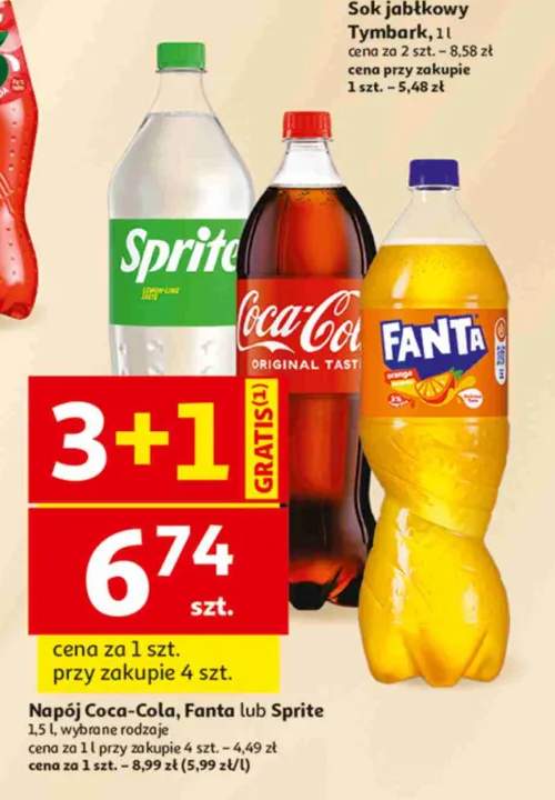 Napój Coca-Cola +2 warianty