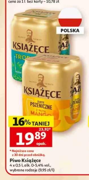 Piwo Książęce 4-pak 500 ml