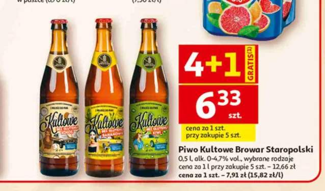 Piwo Kultowe Browar Staropolski o smaku kokosowym +2 warianty