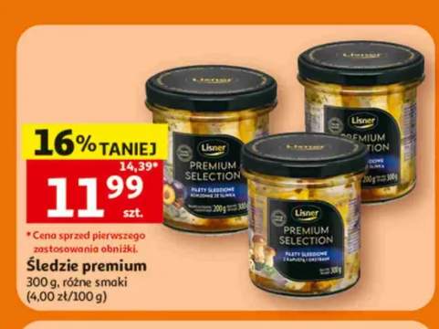 Śledzie premium Lisner Premium Selection