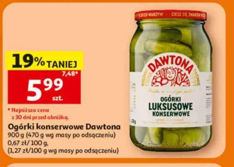 Ogórki konserwowe Dawtona luksusowe