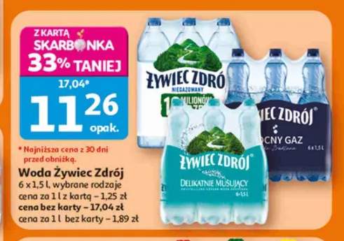 Woda Żywiec Zdrój 6-pak 1,5 l
