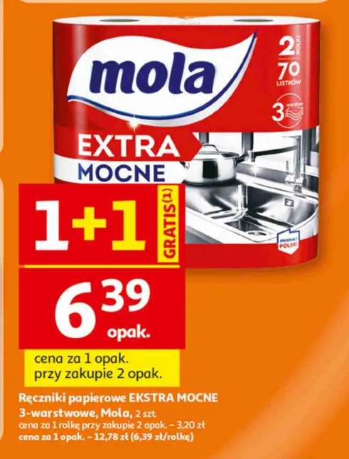 Ręczniki papierowe Mola Extra Mocne 2-pak