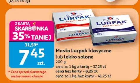 Masło Lurpak lekko solone +1 wariant